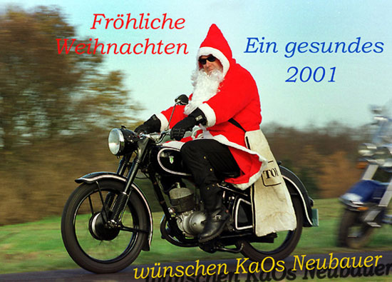 Weihnachtsgrüsse 2001