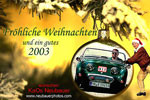 Weihnachtsgrüsse 2003